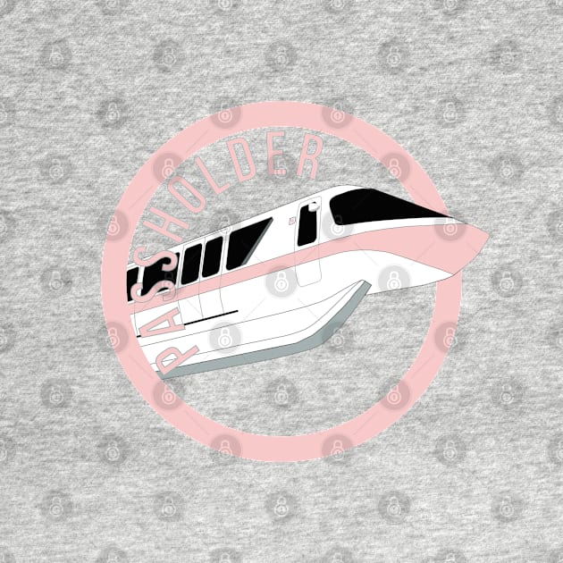 Passholder Millennial Pink Monorail by FandomTrading